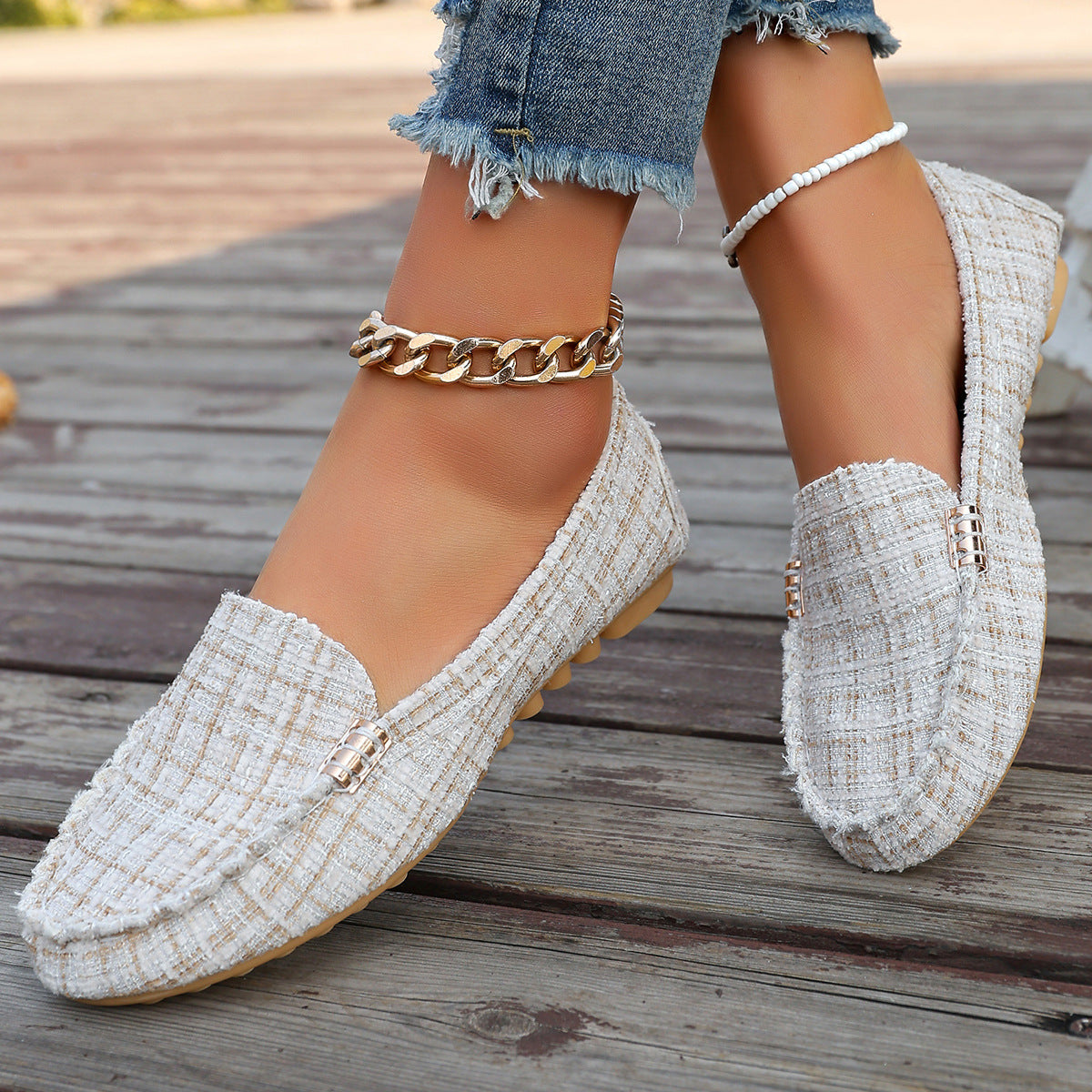 Women's Loafers Slip-On Comfortable Elegant | Plus Size Flats