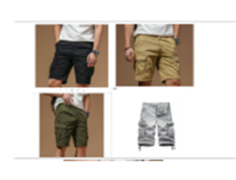 Men's Workwear Shorts Hong Kong Style - Trendy Cargo Shorts