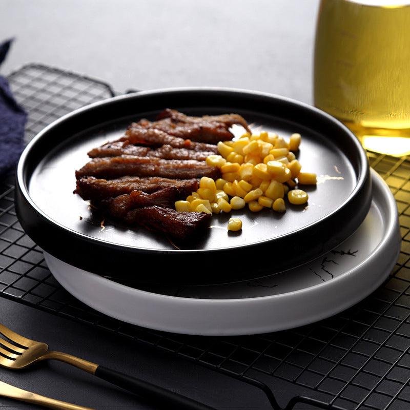 Ceramic Plate Marble | Nordic Design Tableware modern elegant
