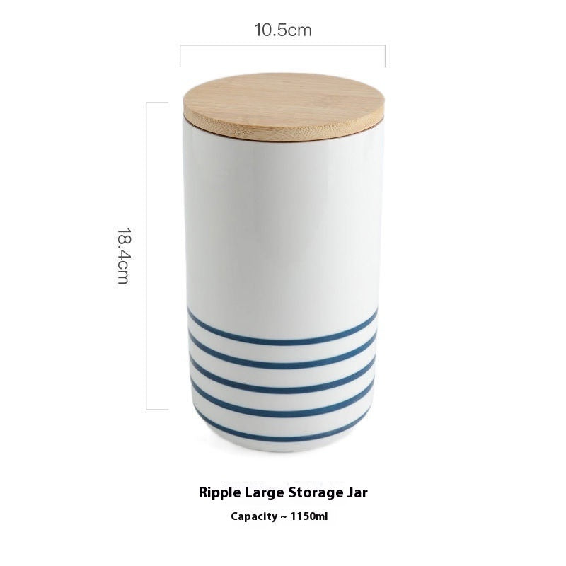 Airtight Ceramic Storage Jar | Muesli Storage | Kitchen Container
