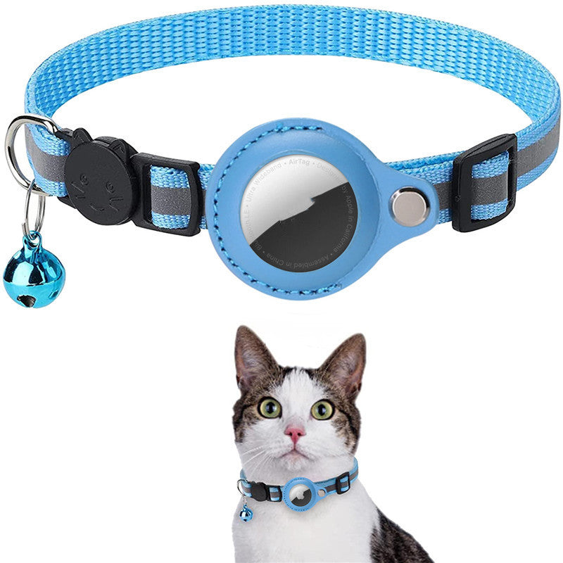Airtag Dog Collar | Reflective Waterproof Tracker Holder