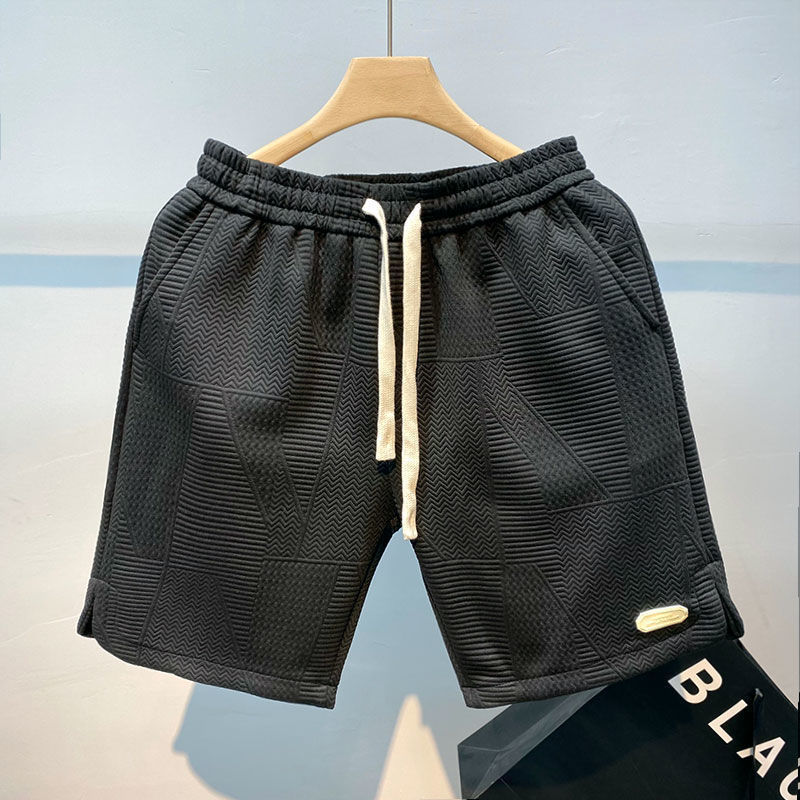Men's Wave Pattern Shorts – Fashionable Summer Casual Shorts