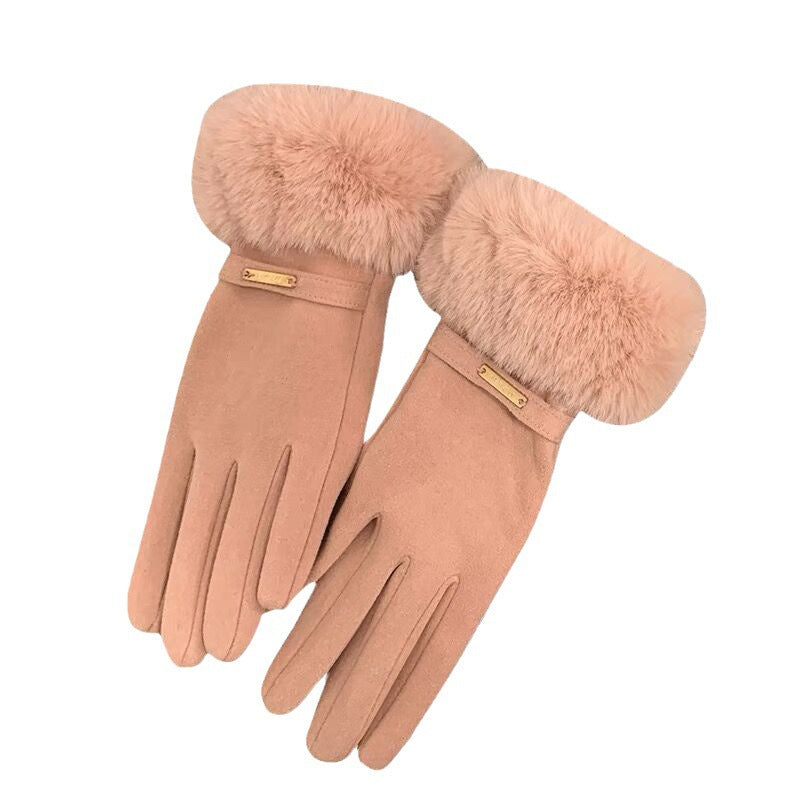 Damen Touchscreen Winterhandschuhe – Gefüttert Warm & Elegant