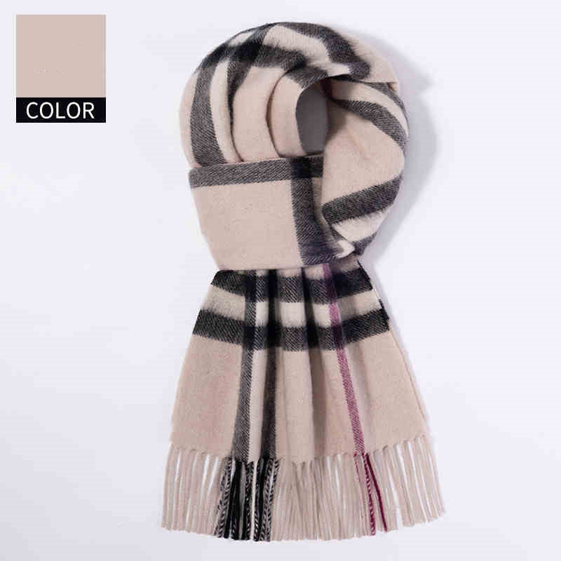 Men's Cashmere Scarf Winter Soft Warm Elegant Luxury