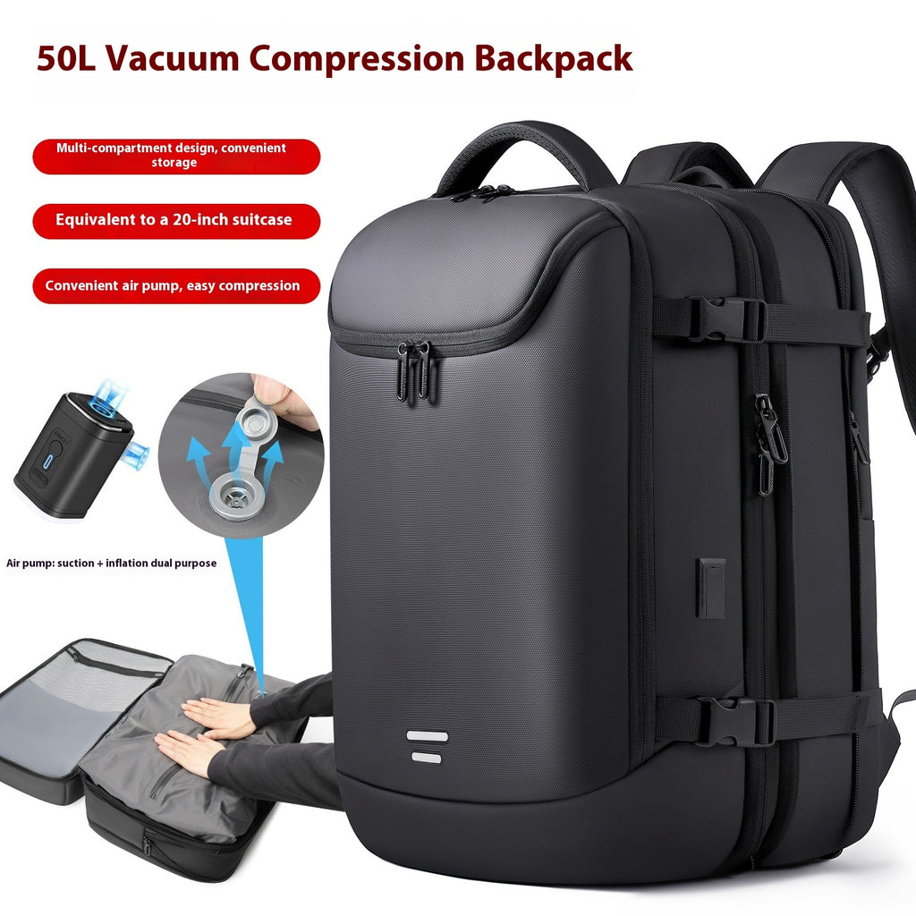 Vacuum Backpack Men | Compression | Large Travel Backpack