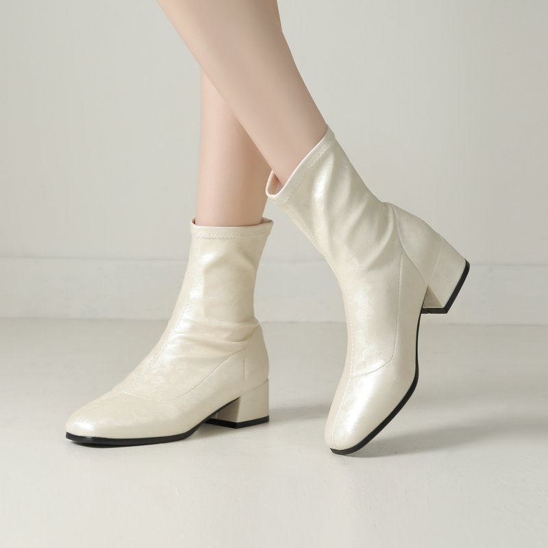 Women's Ankle Boots Elegance – Chinese Style Meets French Fashion