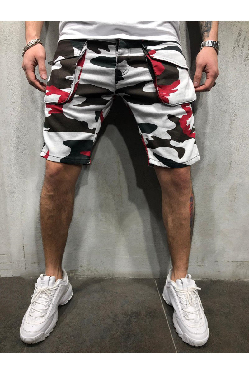 Men's Camouflage Cargo Shorts | Outdoor | Multi-Pocket