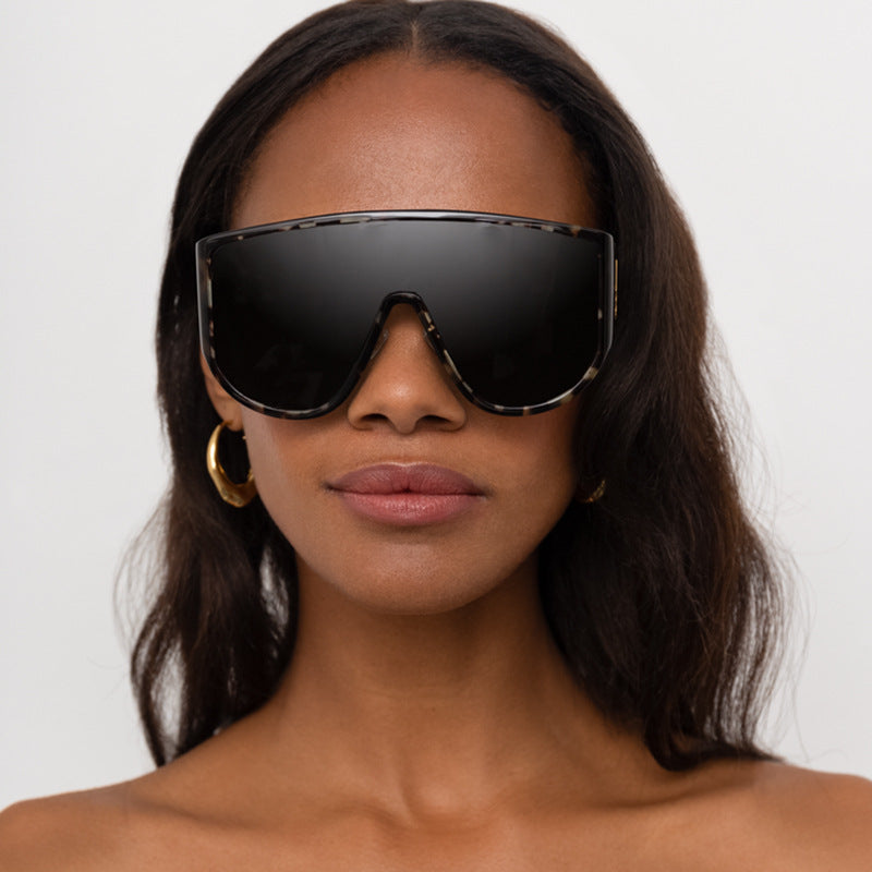 Oversized Vintage Sonnenbrille | Runde Designer Luxus Shades