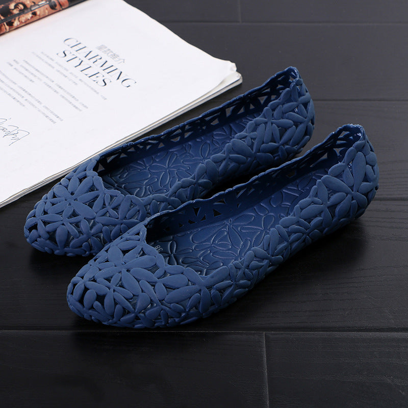 Damen Jelly Schuhe Wasserdicht | Spitze Sommer Ballerinas