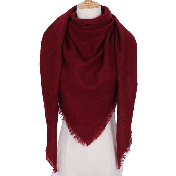Damen Dreiecksschal Elegant | Herbst Winter Schal Stola