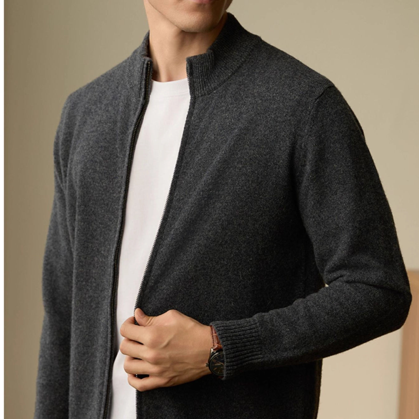 Men's Cardigan Business Casual – Autumn Winter Comfort Jacket