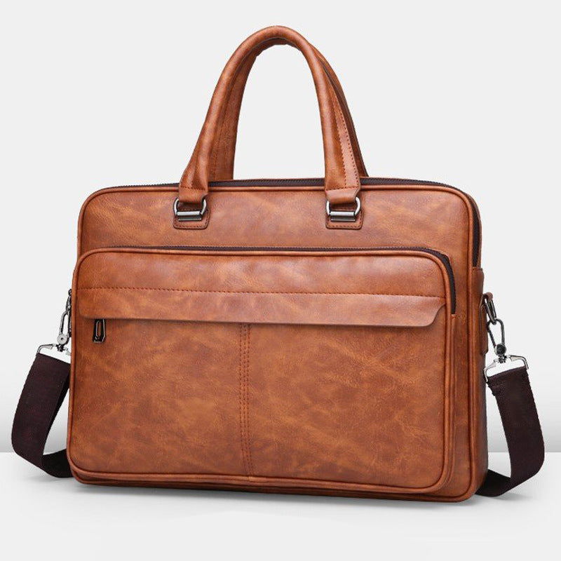 Men's Classic Business Briefcase – Simple Elegant Laptop Bag