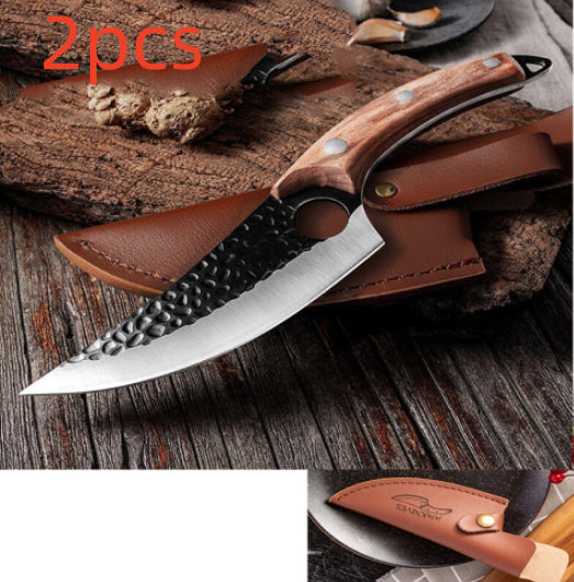 Boning Knife Professional | Skinning Knife Butcher Meat Knife Sharp