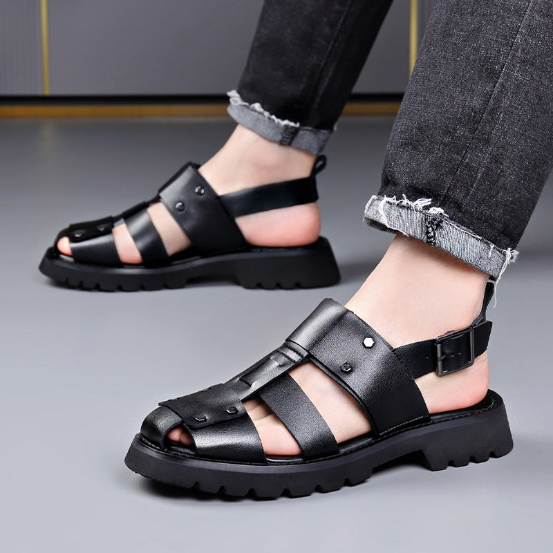 Men's XXL Platform Sandals Breathable Comfort Casual Shoes
