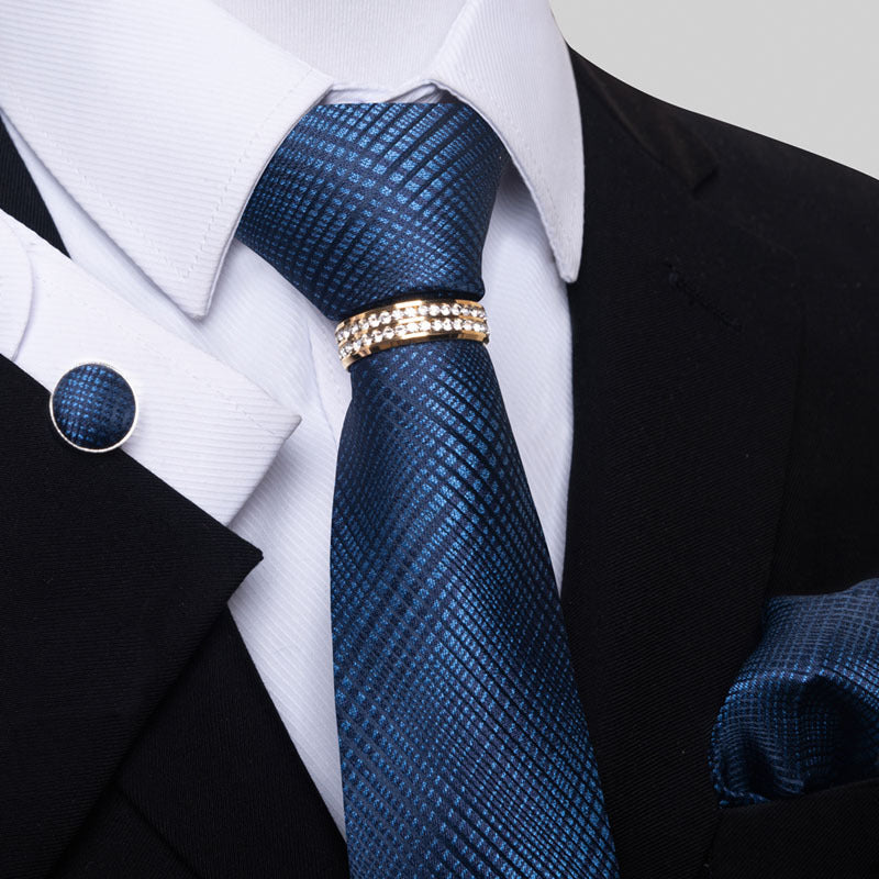 Men's Tie colorful striped floral modern elegant statement