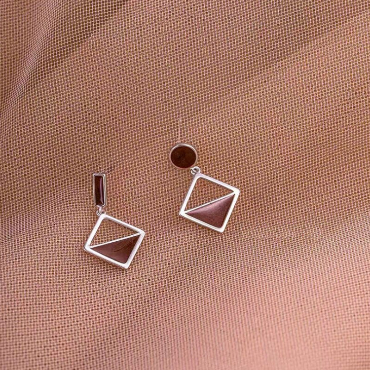 Asymmetrische Frost-Ohrringe – Elegante Moderne Statement Ohrhänger