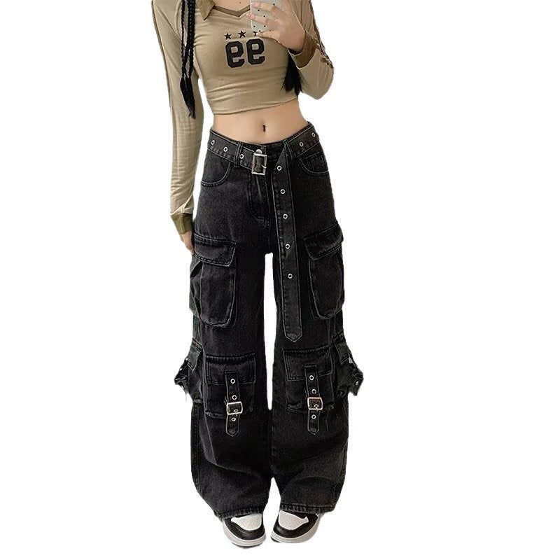 Women's Casual Straight Wide Leg Trousers – Elegant Leisure Trousers