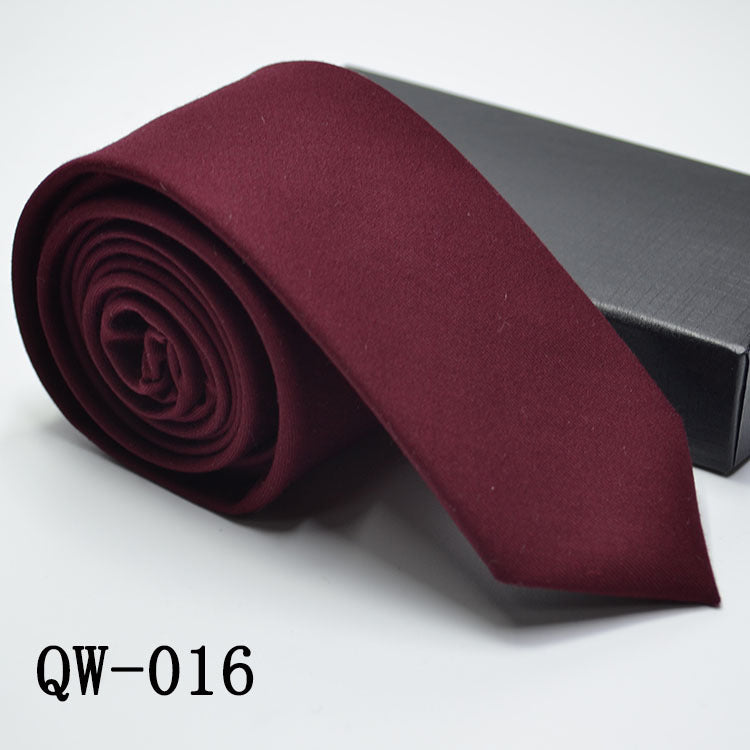 Slim Men's Tie elegant | Wool Look modern stylish
