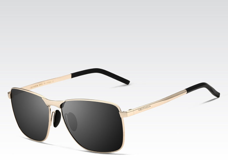 Polarisierte Sonnenbrille Herren | Eckig | Vollrahmen UV Schutz