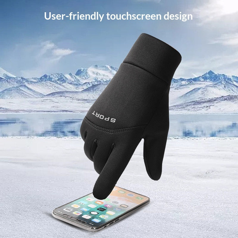 Thermal Cycling Gloves Touchscreen Warm Non-slip Men's