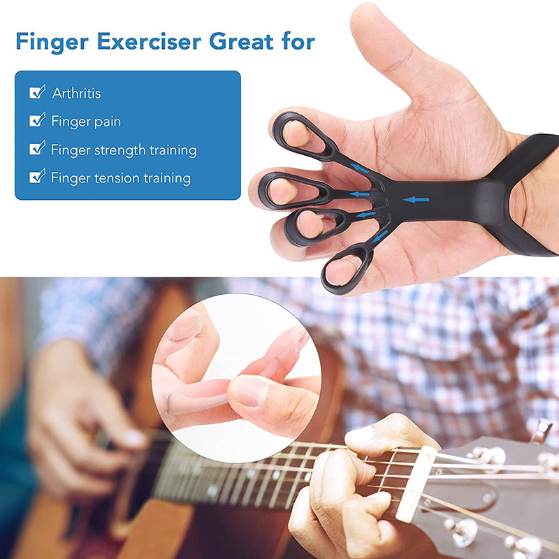 Silicone Finger Exerciser Set | Hand Trainer for Grip Strength & Rehabilitation