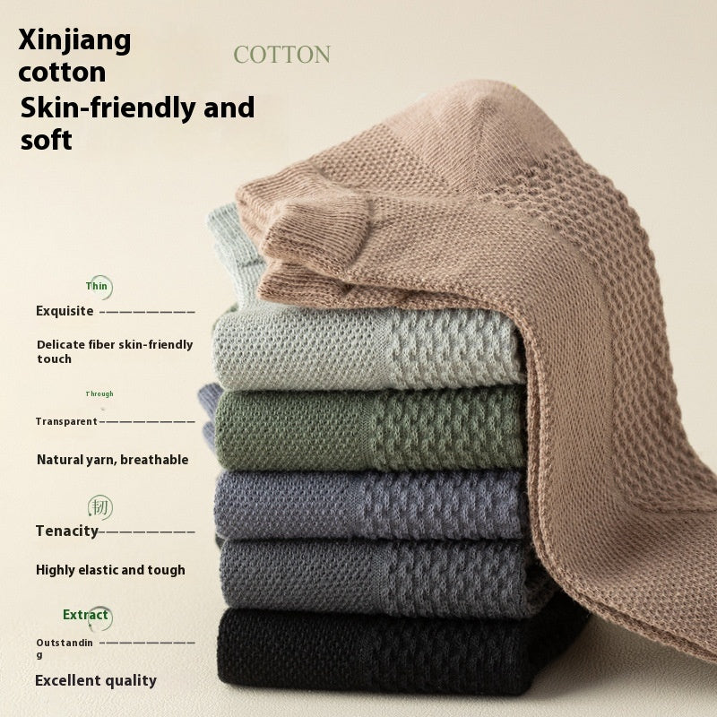 Men's Invisible Sneaker Socks | Cotton Breathable Anti-Pilling