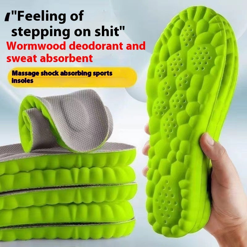 Sports Insoles | Shock Absorbing Arch Support Elastic Running