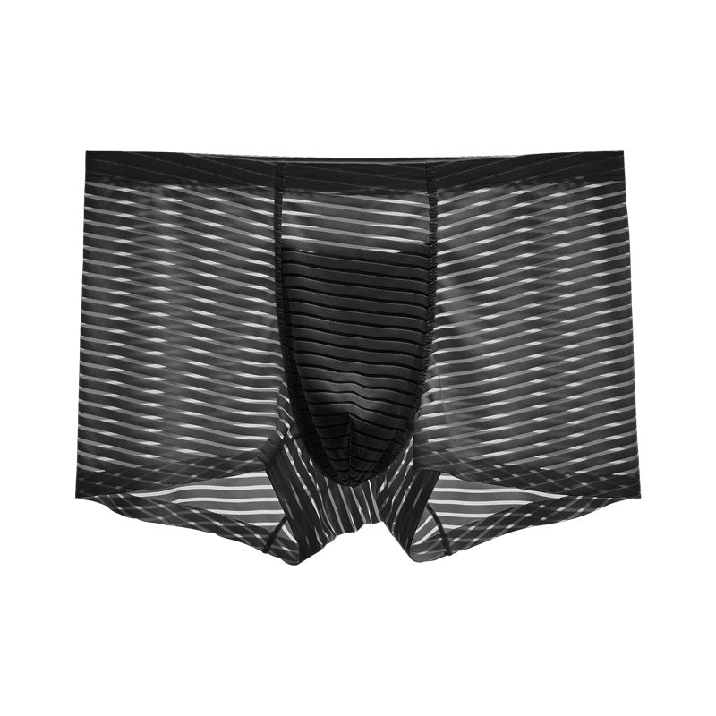 Men's Ice Silk Boxer Briefs | Seamless Thin Cooling Comfort