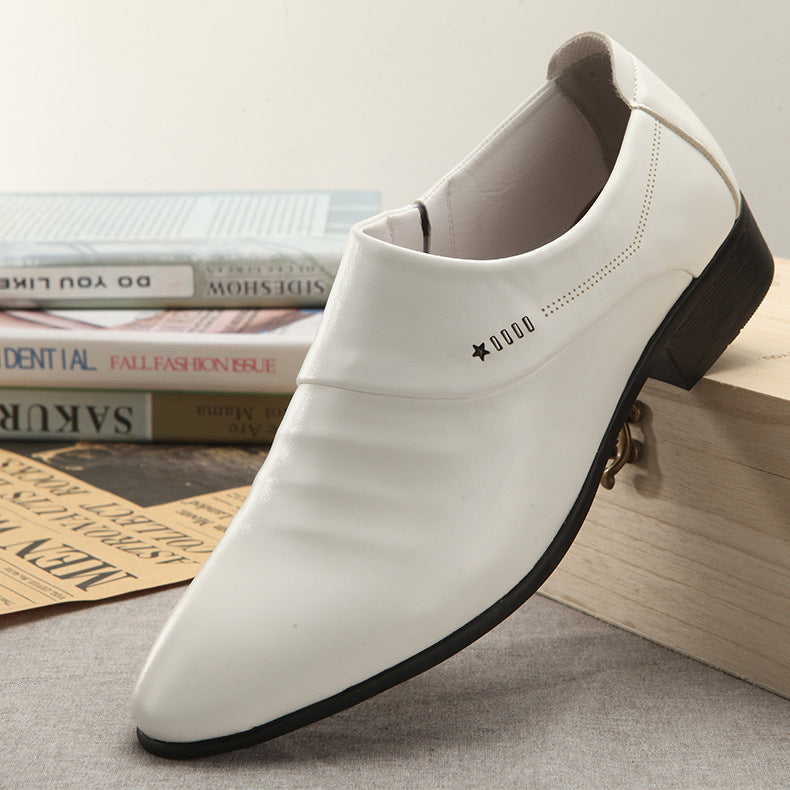 Men's Leather Wedding Shoes | Elegant Casual Photoshoot