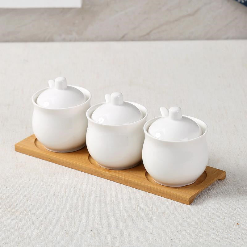 Premium Spice Jar Set – Salt and Spice Container Kitchen