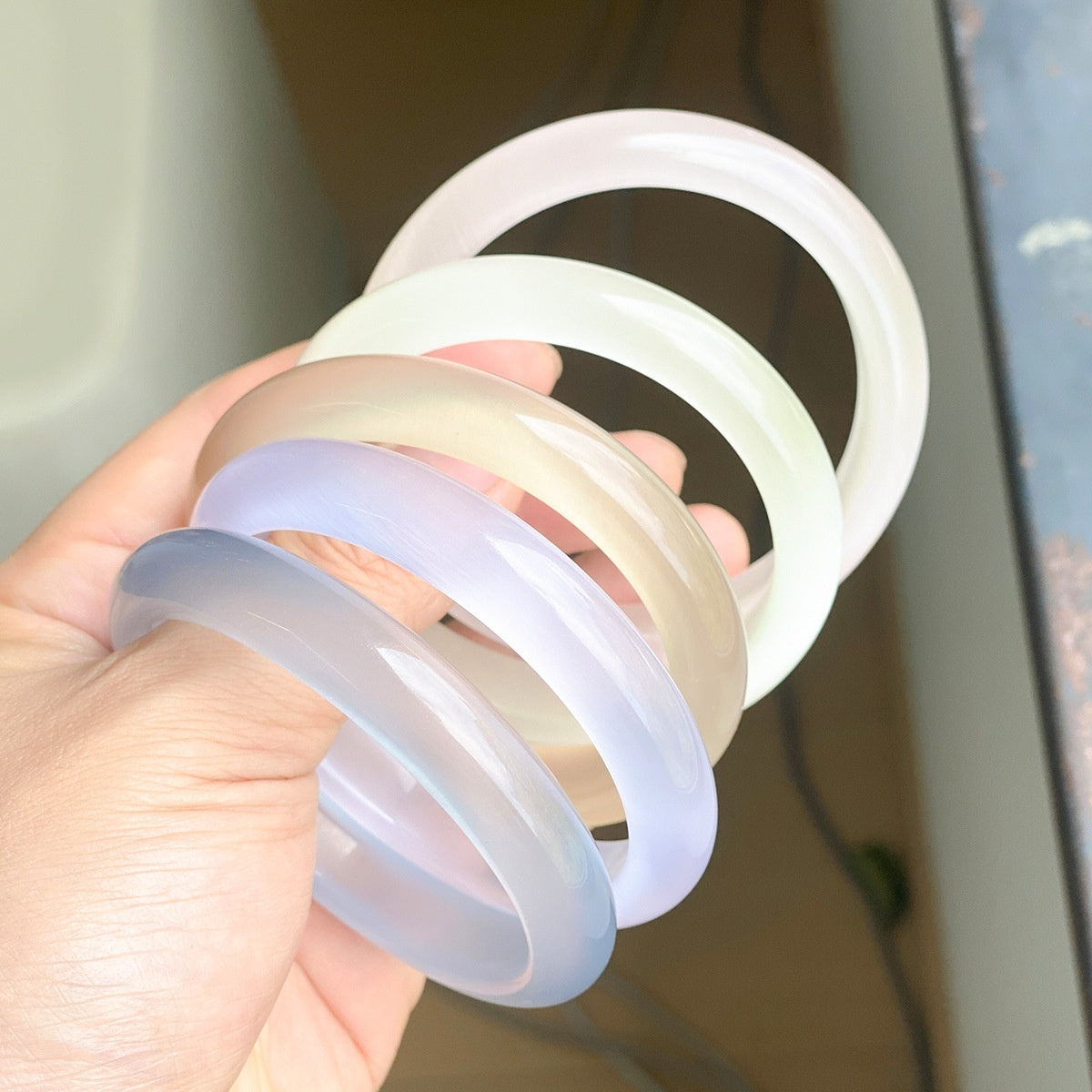 Eisartiges Katzenaugen-Armband für Damen, hochwertiges, eisähnliches weißes Mondlicht