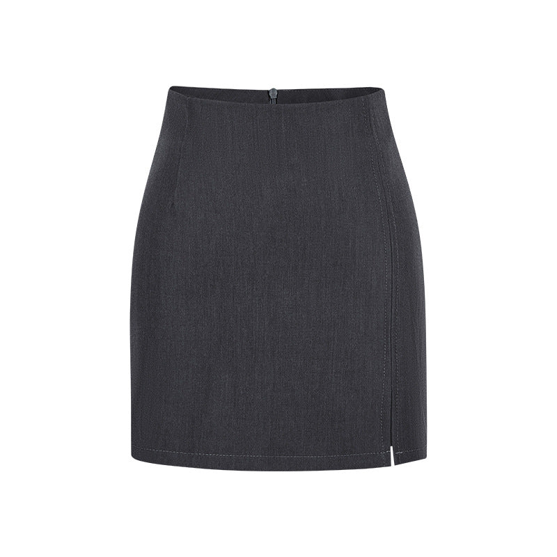 High-Waist Bleistiftrock mit Frontschlitz – Figurbetonter Stretch Rock