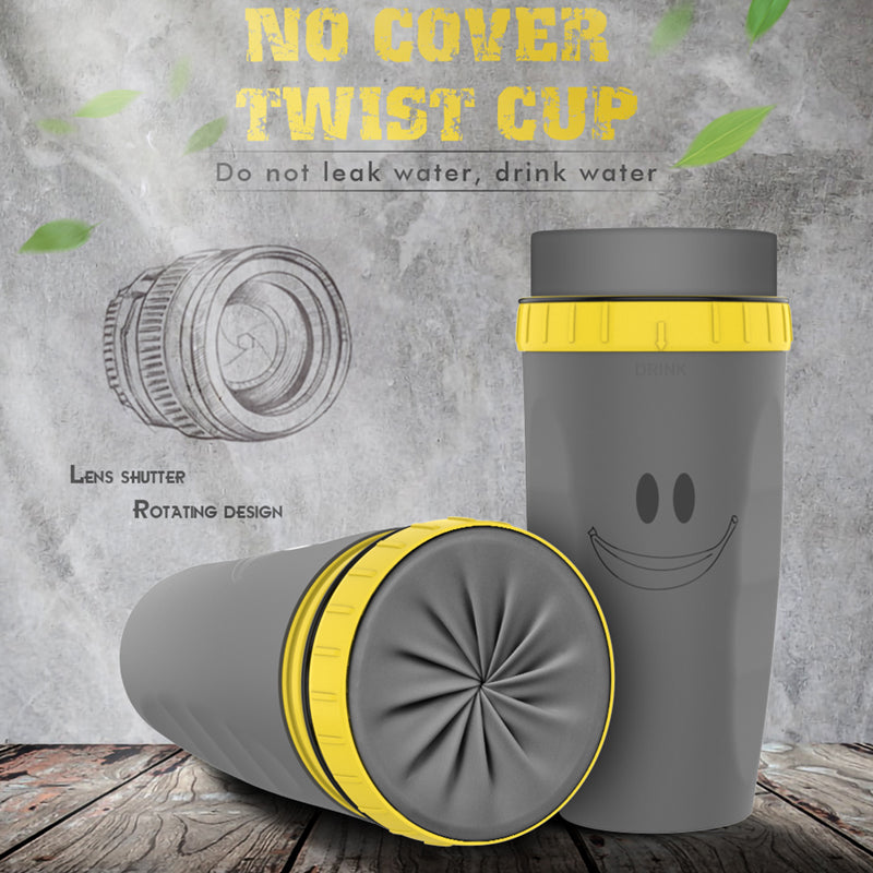 Isolier Trinkbecher To Go – Auslaufsicherer Reise Tumbler mit Strohhalm