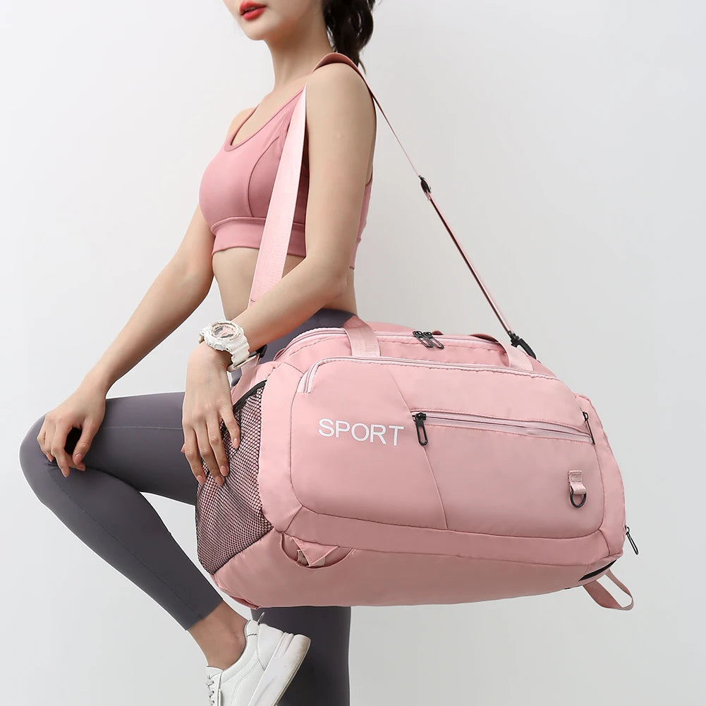 Wasserdichte Sport Reisetasche mit Schuhfach – Fitness Schultertasche