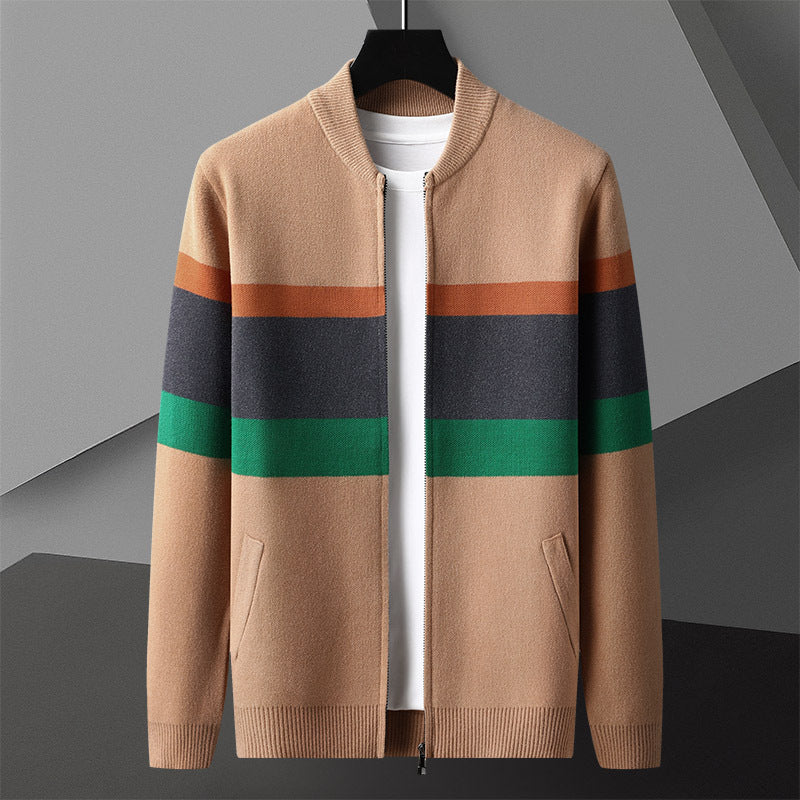 Men's Knit Cardigan Jacket – Spring Autumn Casual Jacket