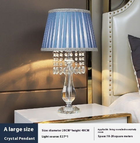 Crystal Table Lamp Dimmable with Remote Control Luxury LED