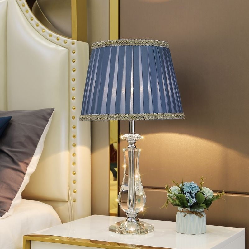 Crystal Table Lamp Dimmable with Remote Control Luxury LED