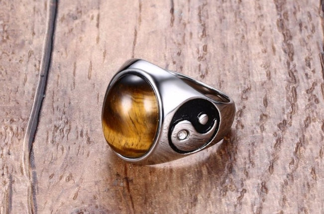 Tiger's Eye Lucky Ring