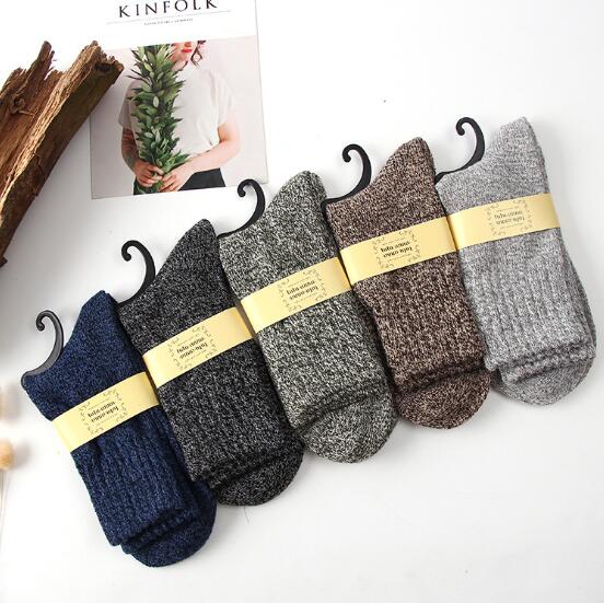 Men's Wool Socks Winter Warm | Terry Thermal Comfort