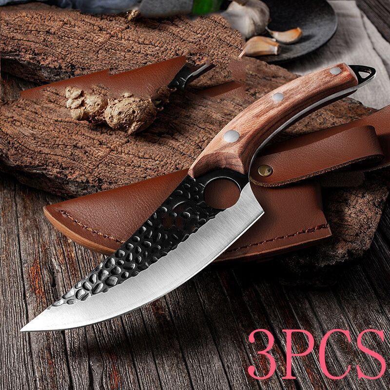 Boning Knife Professional | Skinning Knife Butcher Meat Knife Sharp