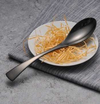 Black Cutlery Set Stainless Steel | 4-piece modern elegant Korean Style