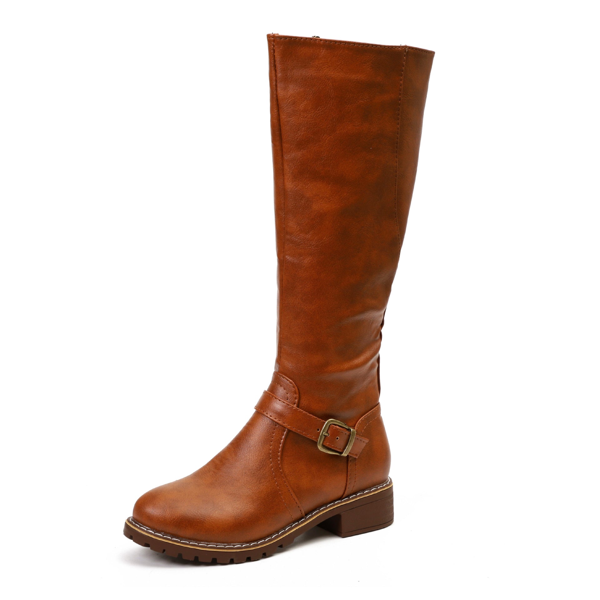 Damen Ritterstiefel | Elegante Kniehohe Boots mit Absatz