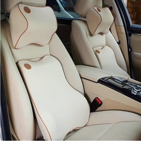 Car Seat Cushion Memory Foam | Ergonomic Comfort Back Support