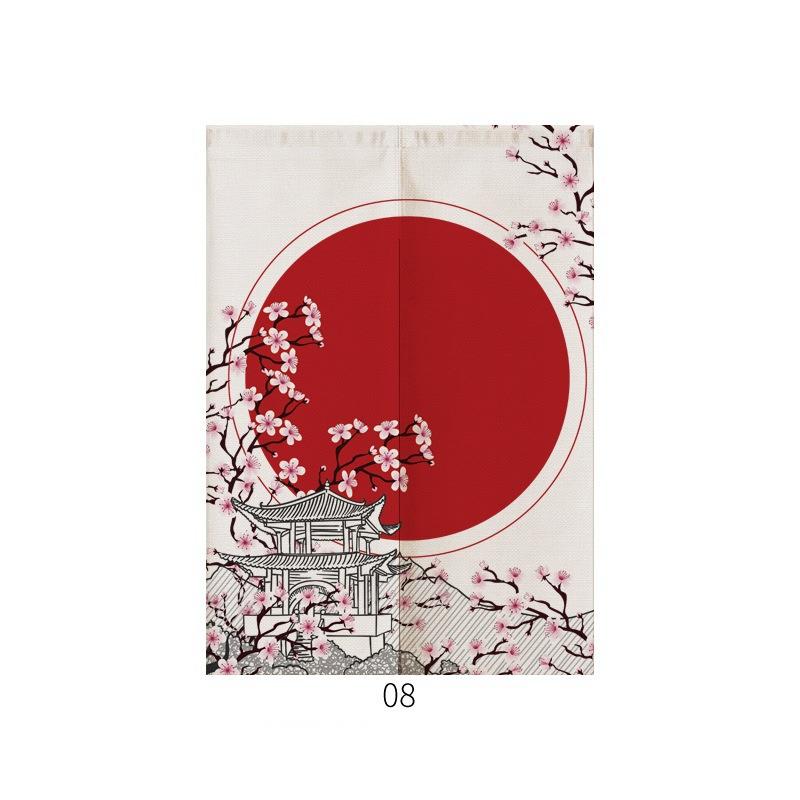 Japanese Noren Curtain | Ukiyo-e Modern Entrance Decor
