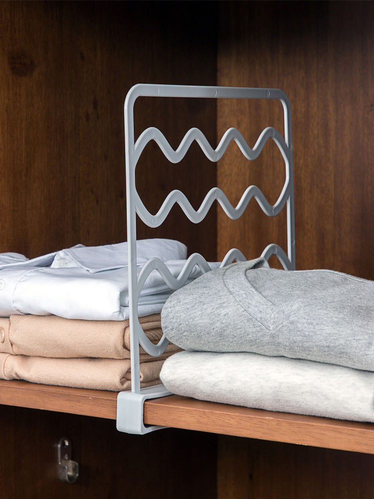 Pull-out, adjustable, space-saving cabinet organizer