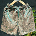 Men's Ice Silk Shorts Ethnic Style – Lightweight Summer Casual Shorts