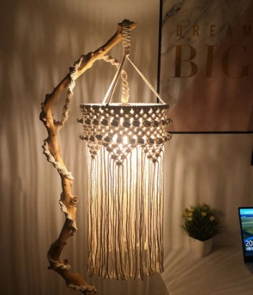 Braided Lampshade Design Fabric Lamp Modern Decorative