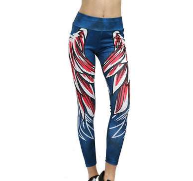 Women's Funny Sports Leggings | High Waist Fitness Pants