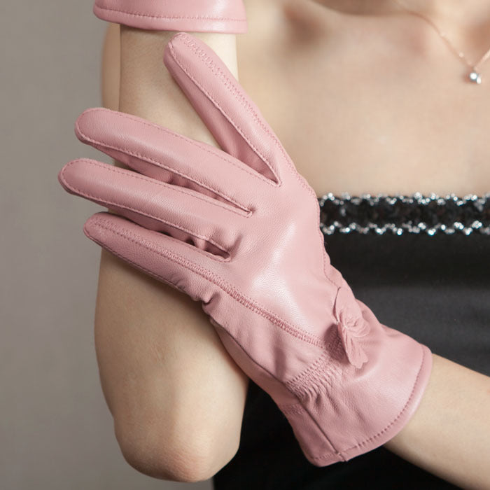 Damen Fingerlose Handschuhe mit Schmetterling – Korean Style