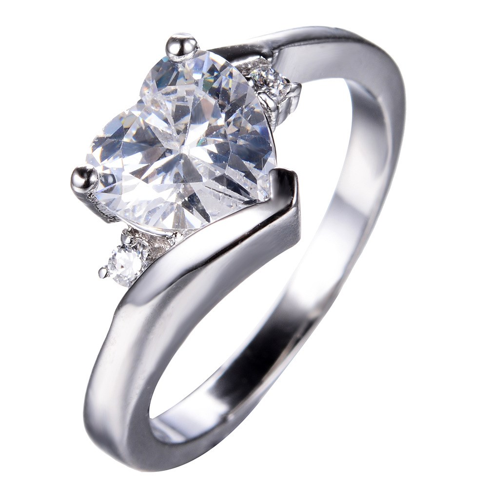 Bunter Zirkon-Liebesring (Farbiger Ring)